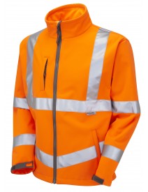 Leo Buckland Class 3 Softshell Jacket (SJ01-O) - Orange